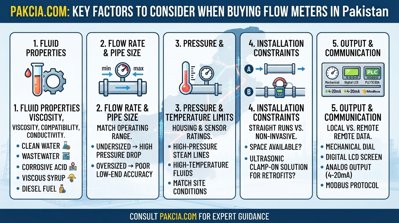 Key Factors to Consider When Buying Flow Meters in Pakistan
